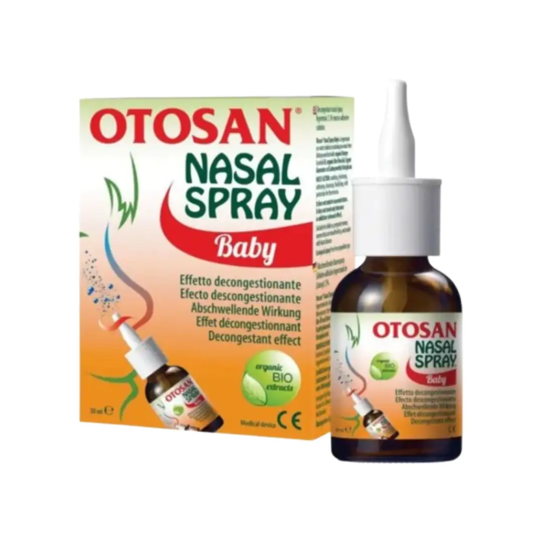 Otosan Nasal Spray Baby 30ml Gentle saline nasal spray for infants to clear nasal congestion and support breathing