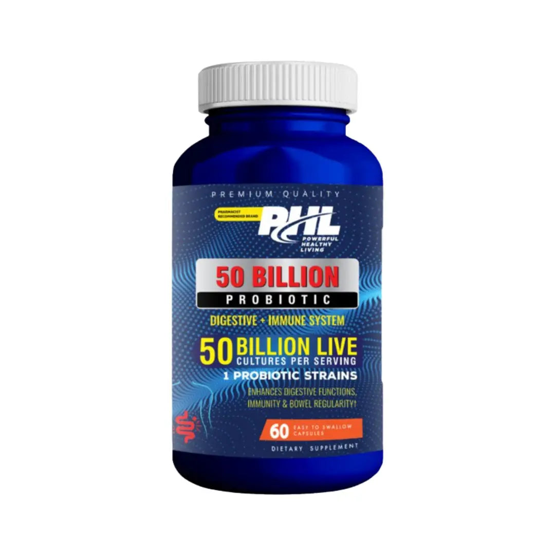 PHL 50 Billion Probiotic Caps 60 كبسولة