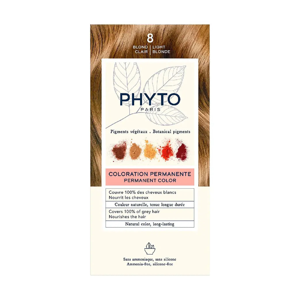 PHYTO Color 8 Light Blonde Hair Color 60ml
