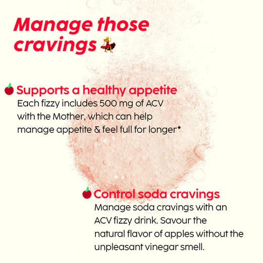 PLIX Apple Cider Vinegar Bubbly Apple Effervescent Tab 15s