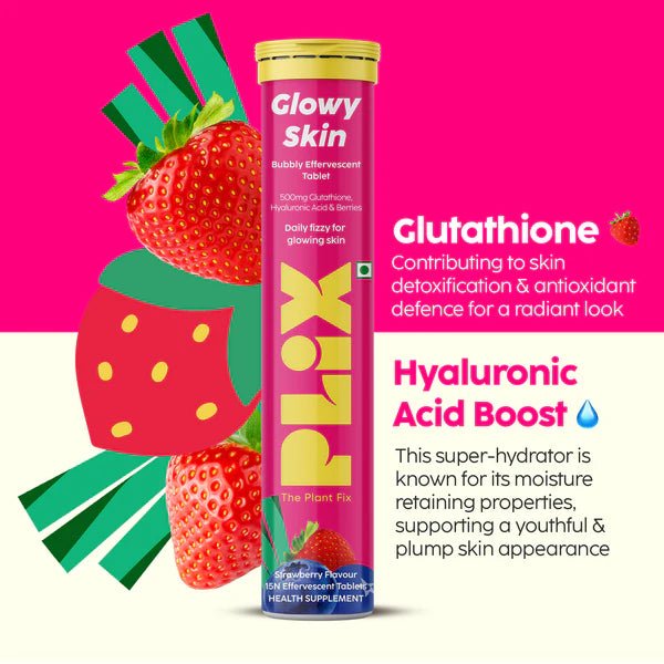 PLIX Glowy Skin Effervescent Tablets 15s