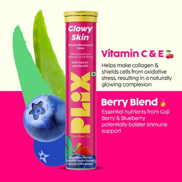 PLIX Glowy Skin Effervescent Tablets 15s