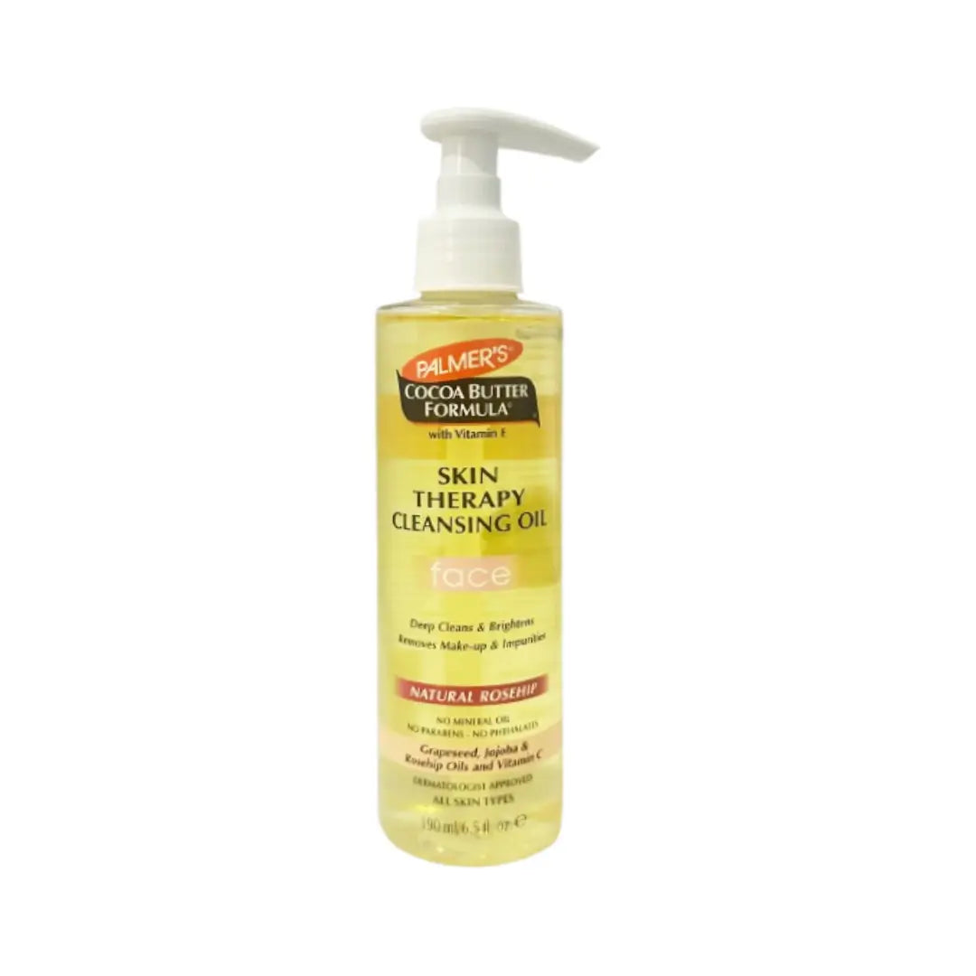 Palmer's Cocoa Butter Formula Face Cleansing Oil 190ml – Nourishing Makeup Remover & Facial Cleansing Oil