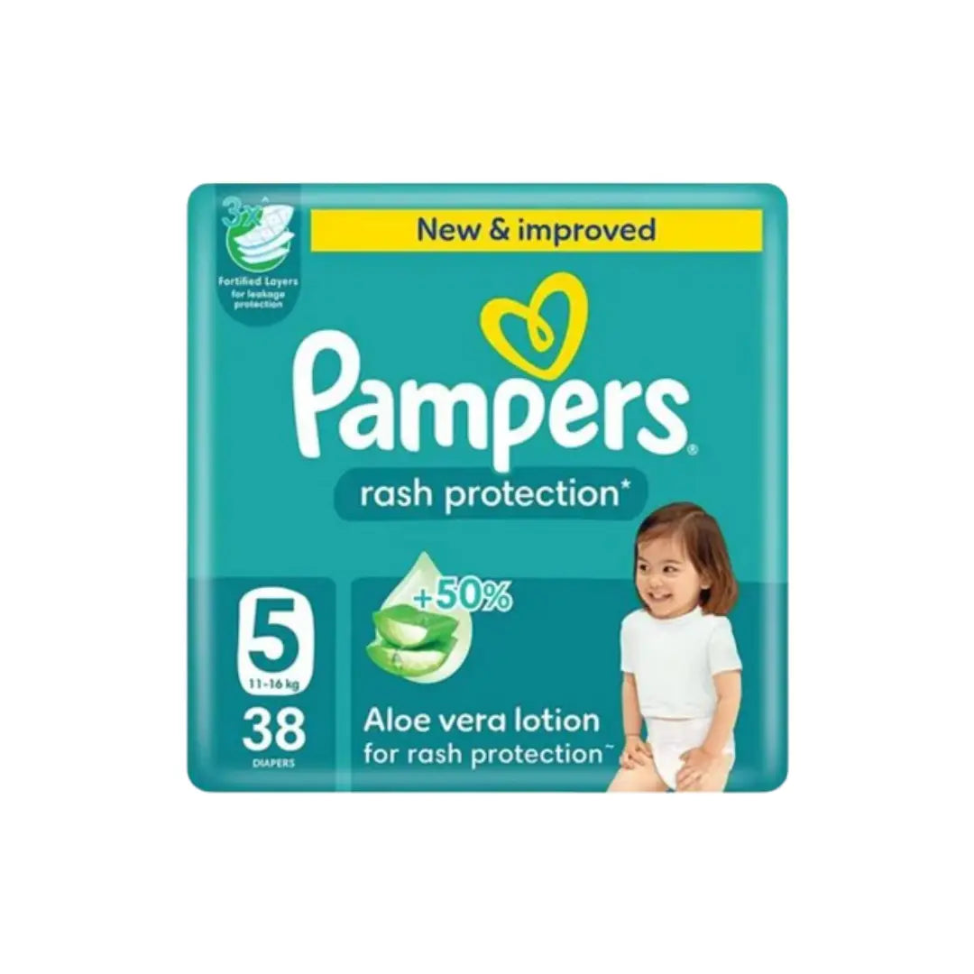 Pampers Rash Protection S5 Diaper 38s