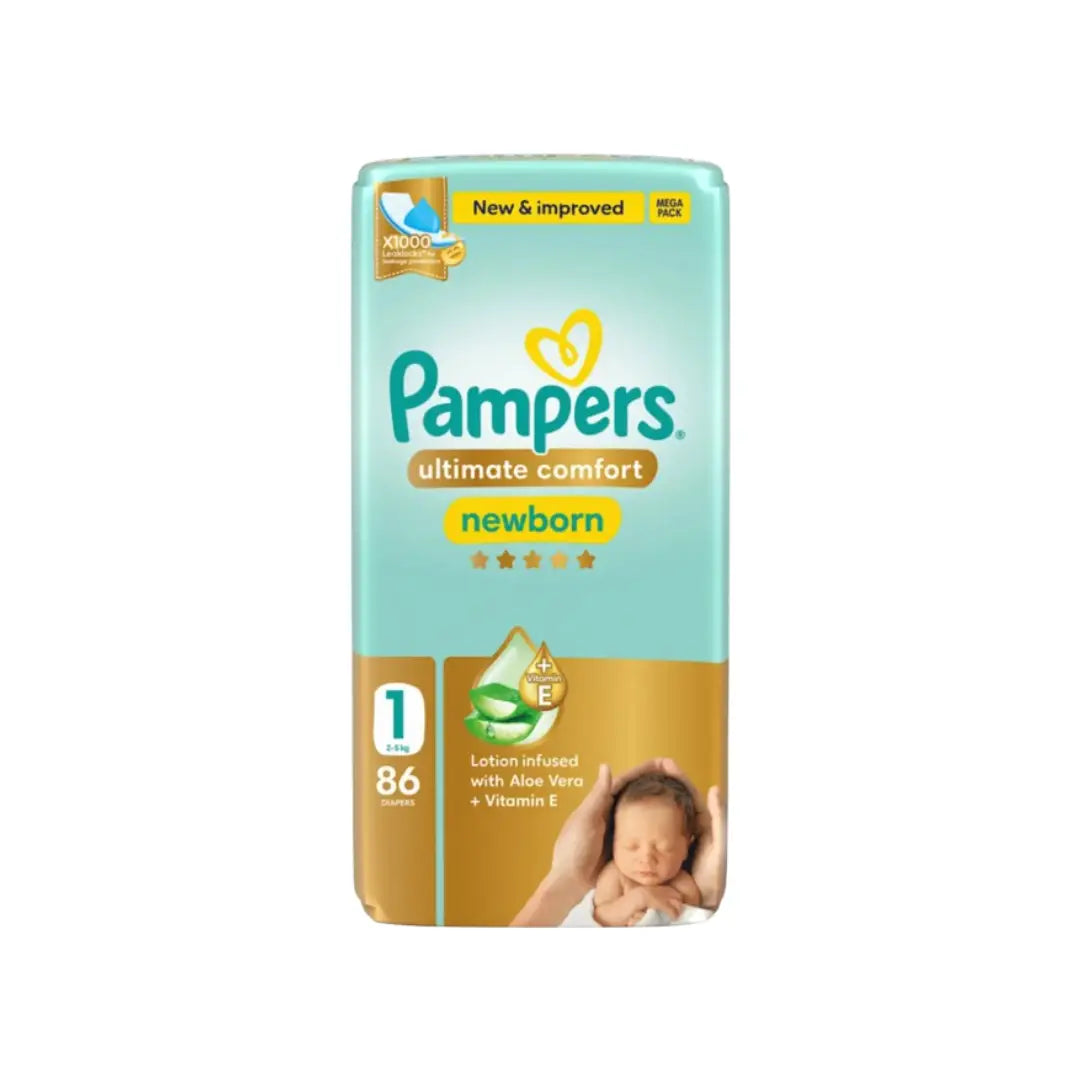 Pampers Ultimate Comfort 1 Newborn 86s