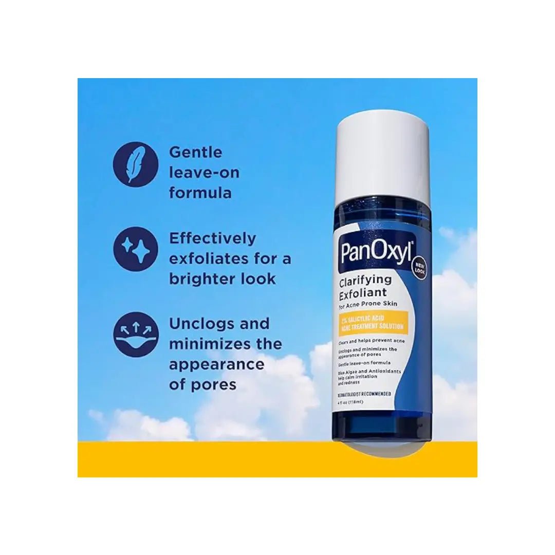 PanOxyl Salicylic Acid Clarifying Exfoliant 118ML – Daily Pore-Refining Leave-On Treatment