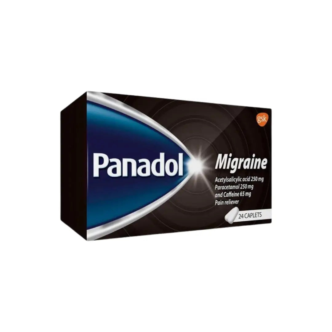 Panadol Migraine Caplets 24s – fast relief caplets for migraine and headache pain