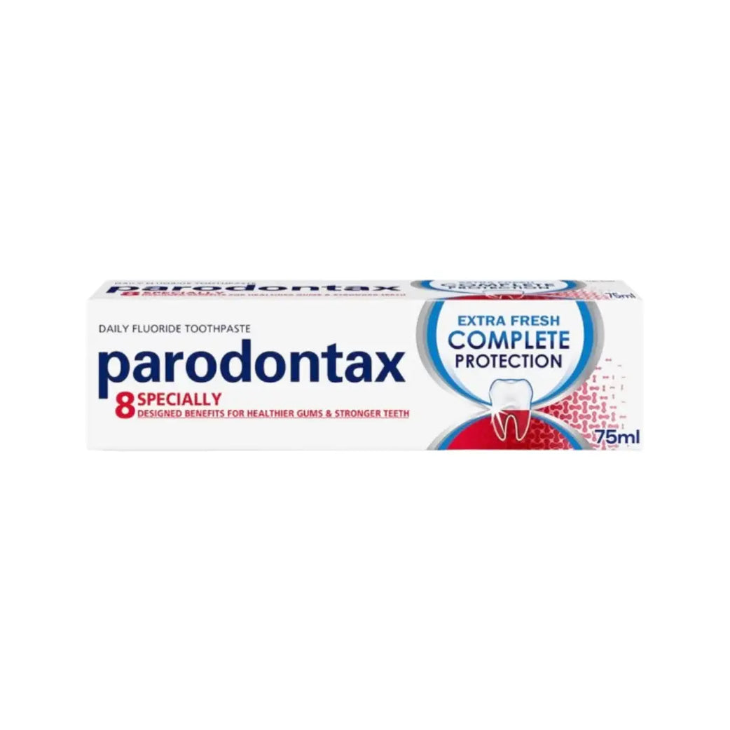 Parodontax Extra Fresh Complete Protection Toothpaste 75ml | Gum Care, Plaque Removal & Long-Lasting Fresh Breath