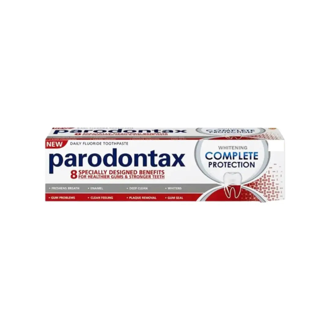 Parodontax Whitening Complete Protection Toothpaste 75ml | Gum Care, Plaque Removal & Teeth Whitening