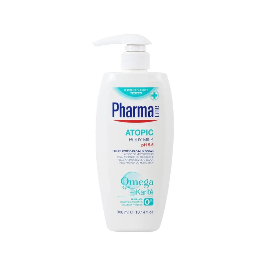 Pharmaline Atopic Body Milk 300ml – Moisturizing Lotion for Dry & Sensitive Skin