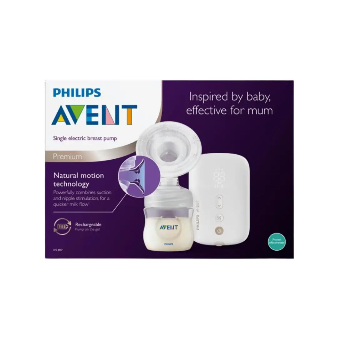 Philips Avent Single Electric Breast Pump SCF396/11 - Rechargeable Breast Pump with Natural Motion Technology