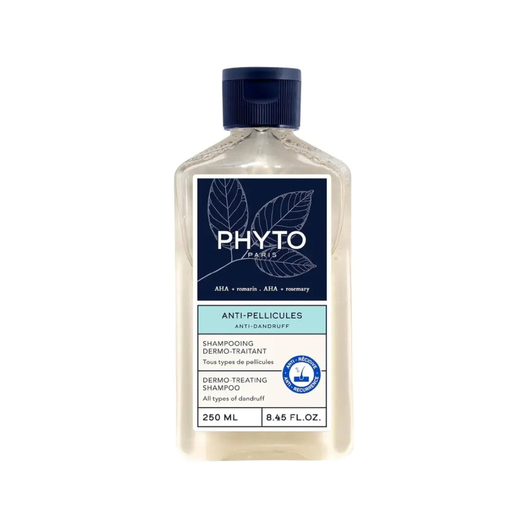 Phyto Anti-Dandruff Dermo-Treating Shampoo 250ml – Scalp Care Shampoo for Dandruff Relief & Healthy Hair