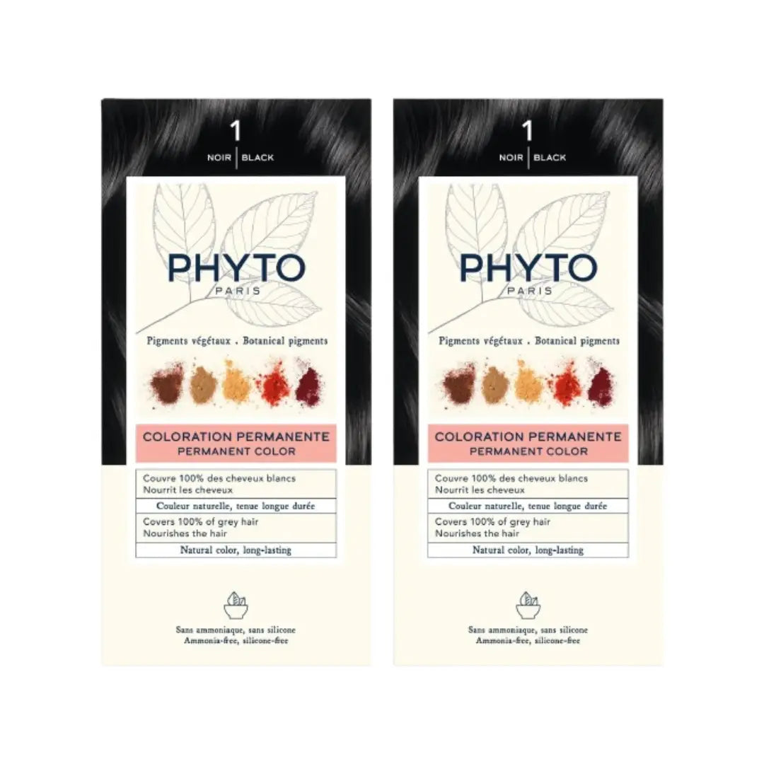 PHYTO COLOR Permanent Hair Color – Ammonia Free Hair Dye with Plant Pigments & Grey Coverage