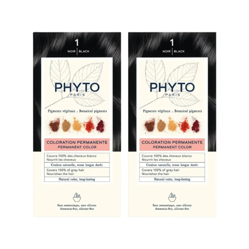PHYTO COLOR Permanent Hair Color – Ammonia Free Hair Dye with Plant Pigments & Grey Coverage