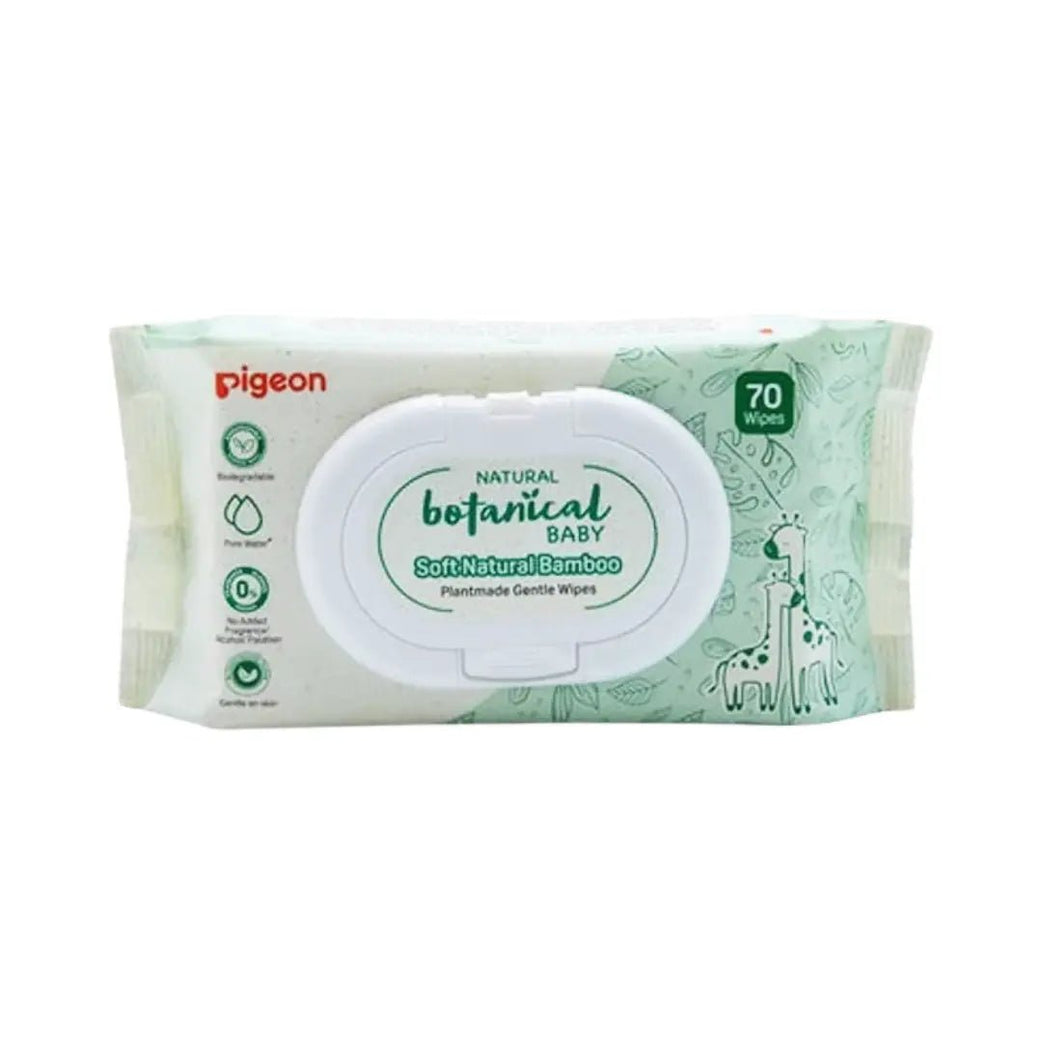 Pigeon Natural Botanical Baby Wipes 70s