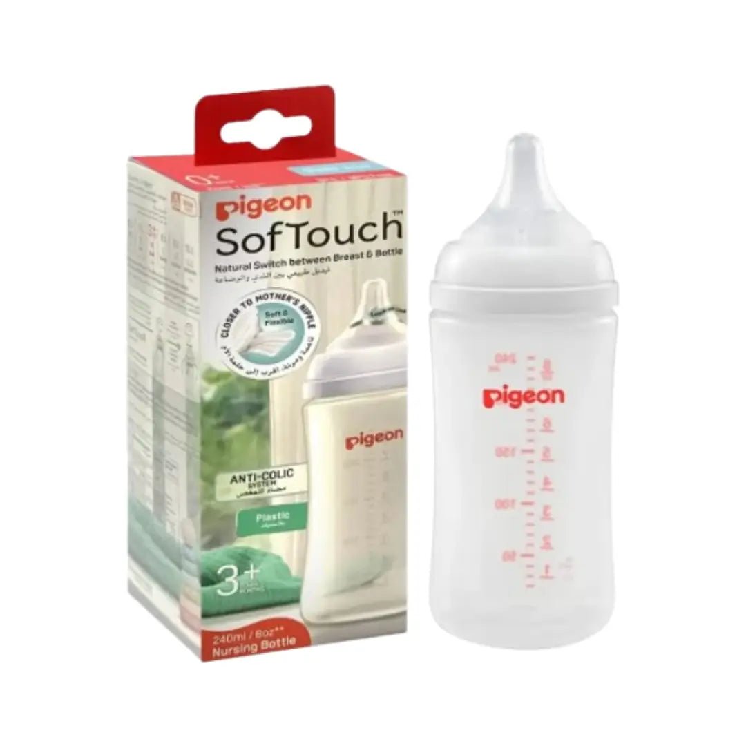 Pigeon Soft Touch Wide Neck Nursing Bottle 240ML 3M+