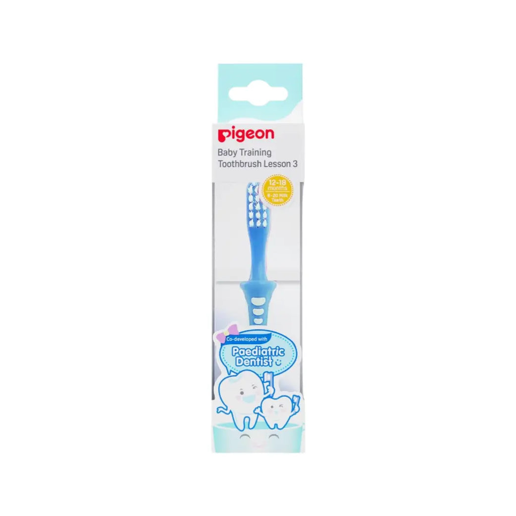 Pigeon Baby Training Toothbrush Level 3 12–18 Months 78340-2 – Soft Bristle Toddler Toothbrush