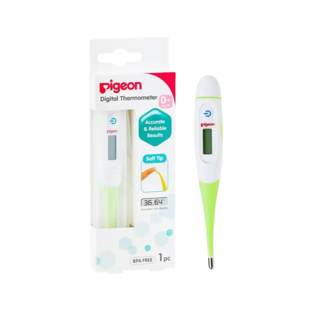 Pigeon Digital Thermometer 0+ Months Green 108003 – Fast & Accurate Baby Digital Thermometer