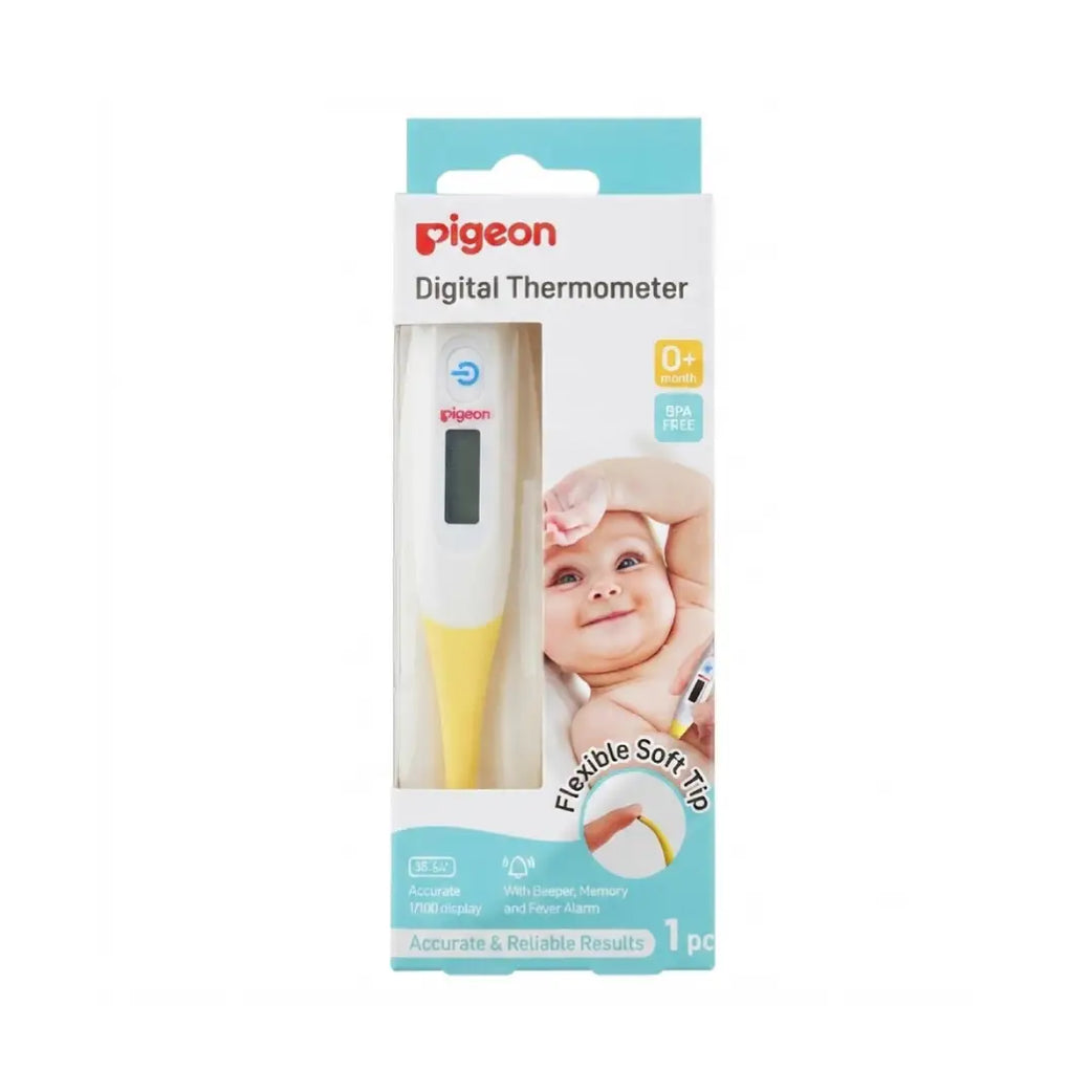 Pigeon Digital Thermometer 0+ Months Yellow 10800 – Fast & Accurate Baby Digital Thermometer