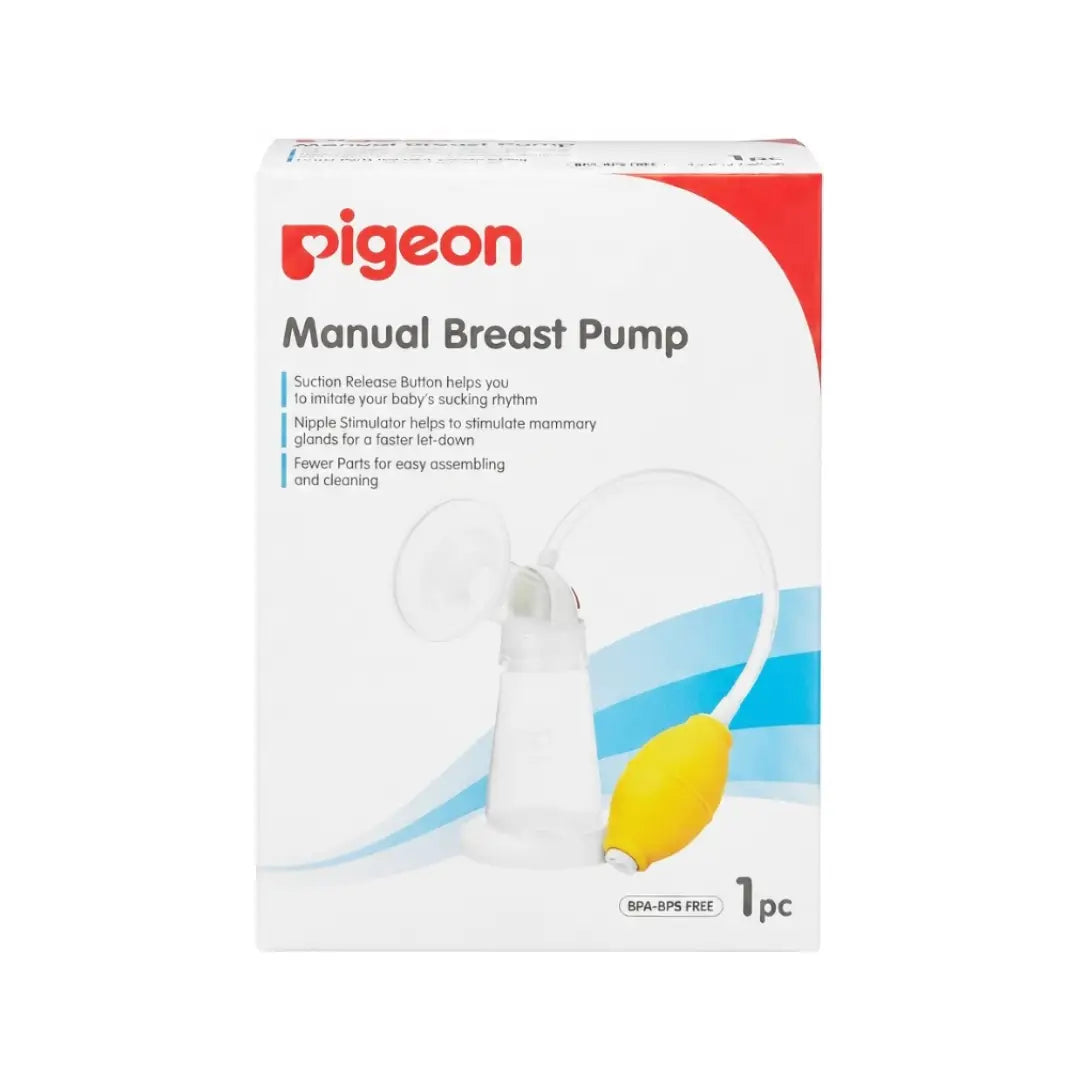 Pigeon Manual Breast Pump 26274 – BPA-Free Manual Breast Pump with Adjustable Suction
