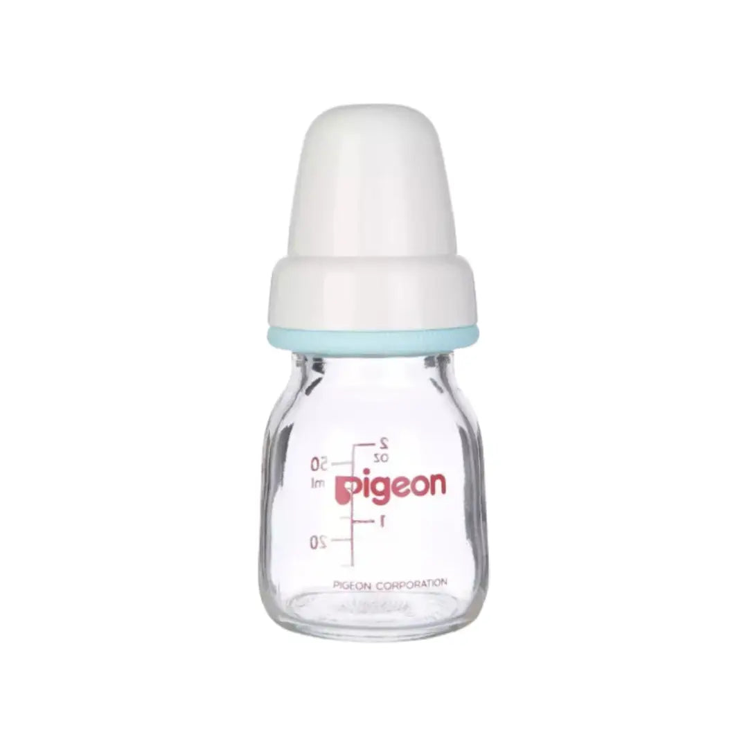 Pigeon Slim Neck Nursing Bottle 50ml 6+ Months Y-Cut Nipple PA26014 – BPA-Free Baby Bottle with Soft Silicone Teat