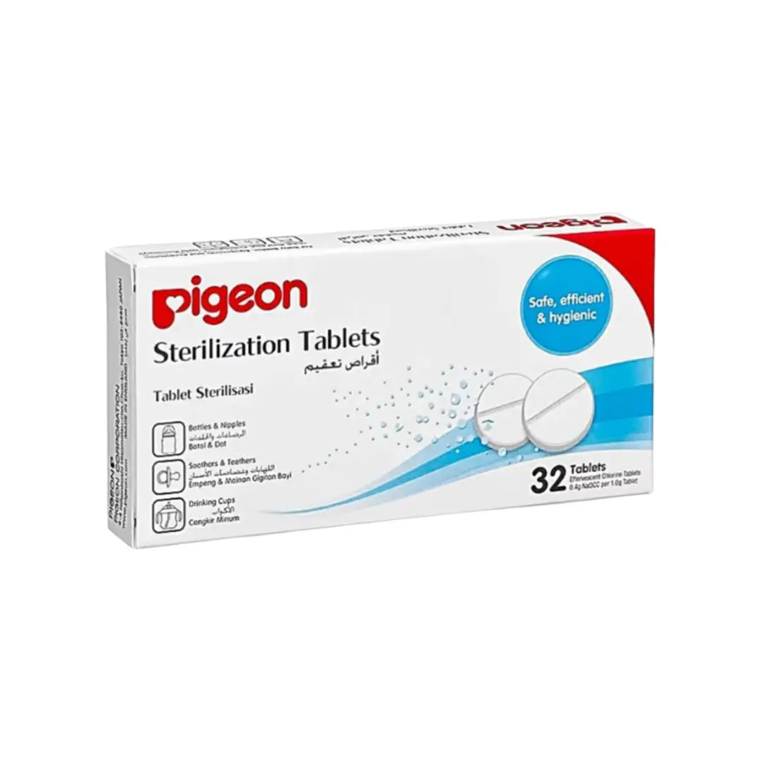 Pigeon Sterilizing Tablets 32s – Baby Bottle & Feeding Accessories Sterilizing Tablets