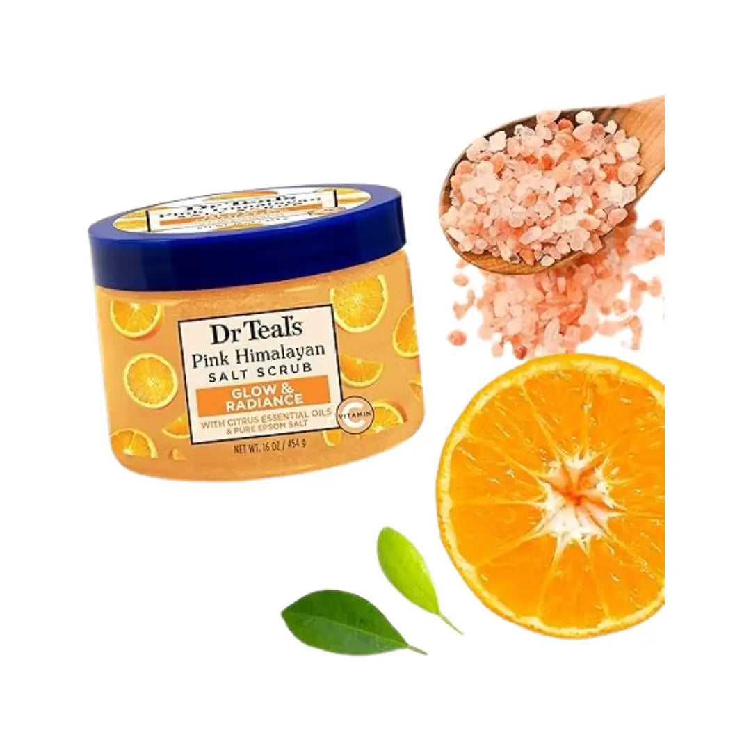 Dr. Teals Epsom Salt Scrub Vitamin C 454G