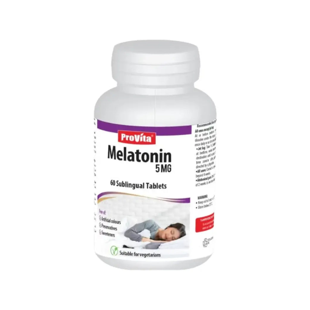 ProVita Melatonin 5mg Tablets 60s – Night Time Sleep Support Supplement