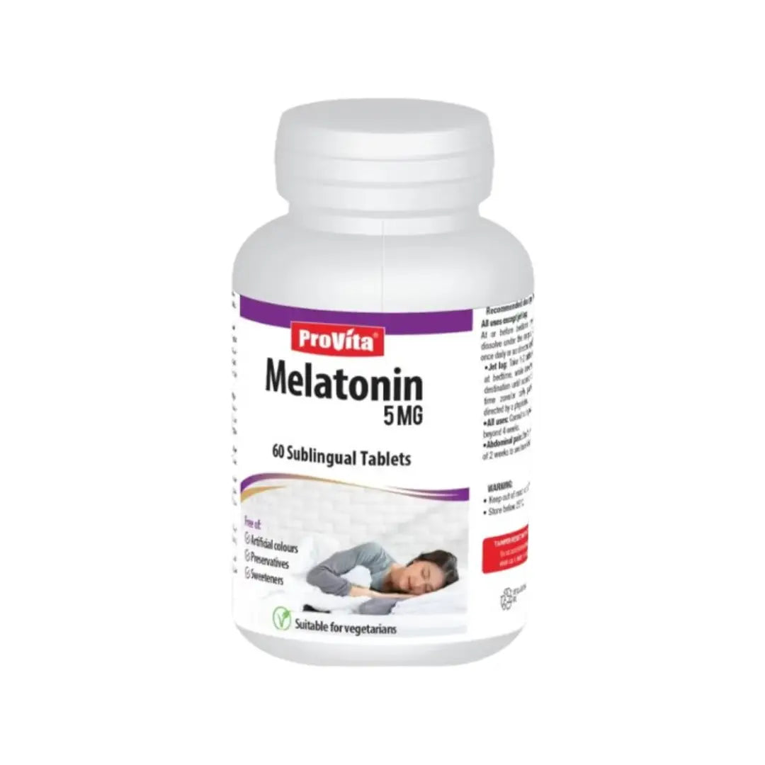 ProVita Melatonin 5mg Tablets 60s – Night Time Sleep Support Supplement