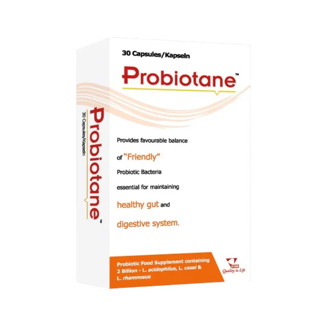 Probiotane Capsules 30s dietary supplement with probiotics for digestive and gut health
