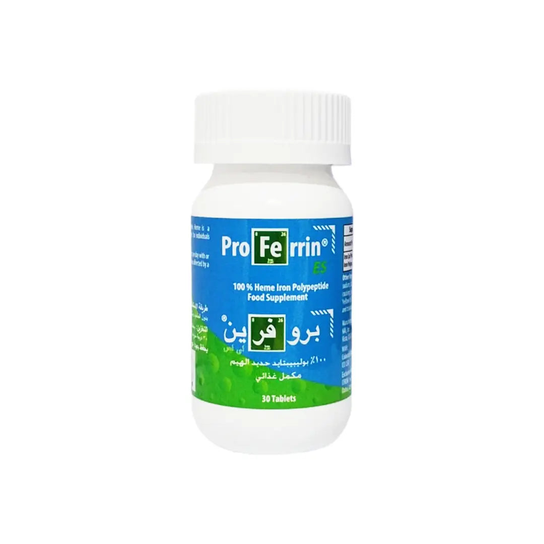 Proferrin ES Tablets 30 count box front view