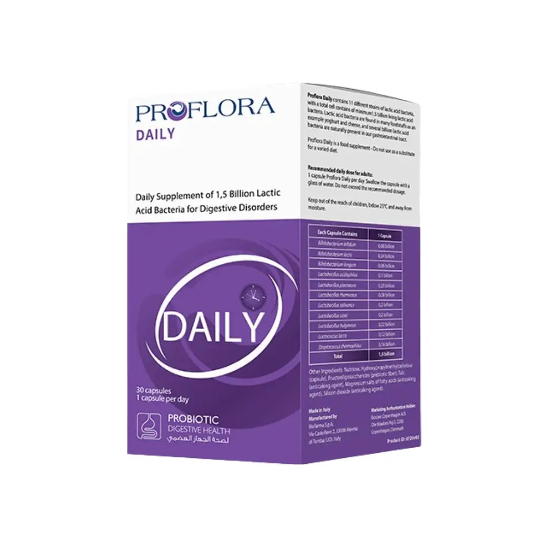Proflora Daily Probioctic Cap 30s