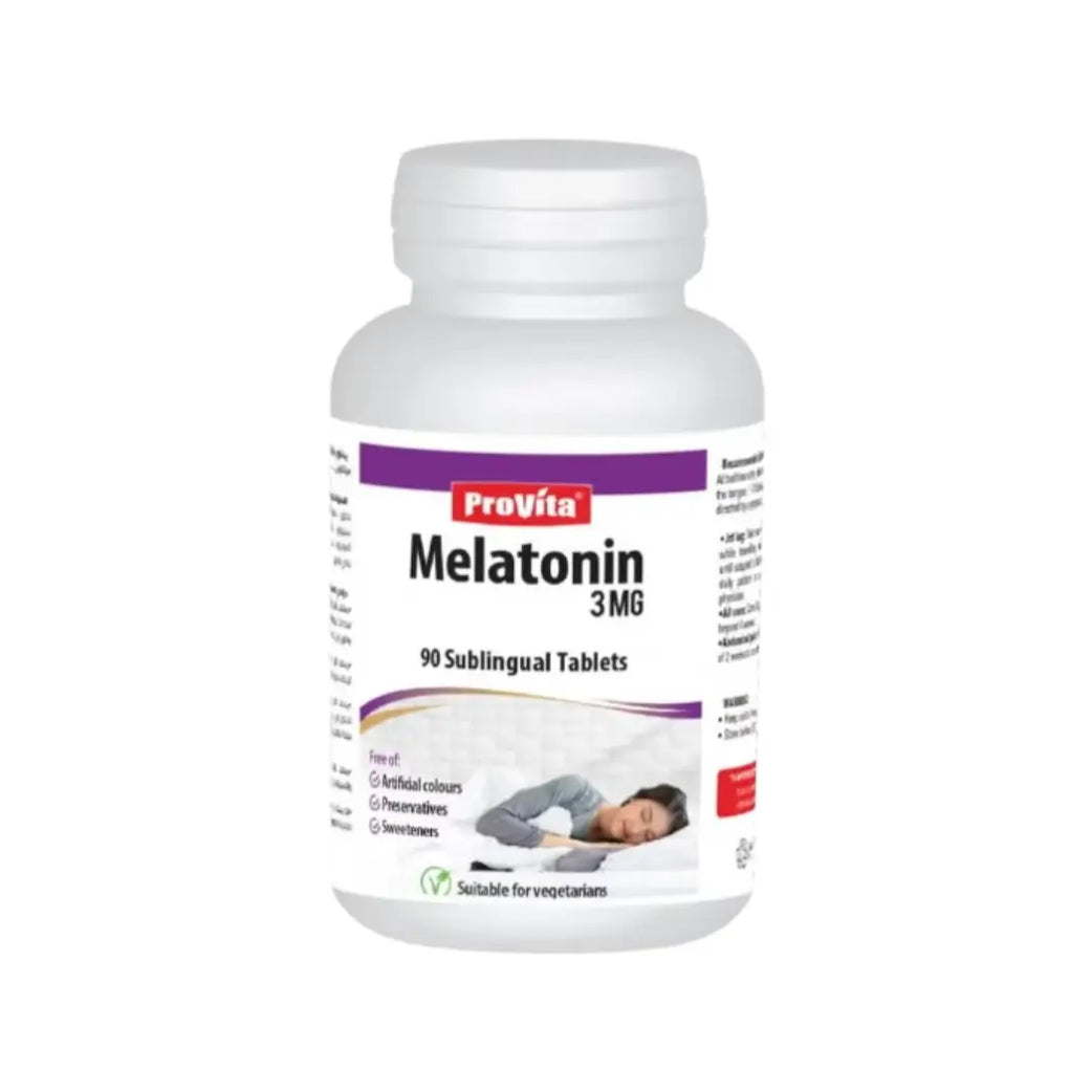 Provita Melatonin 3mg Tablets 90s for sleep support and relaxation