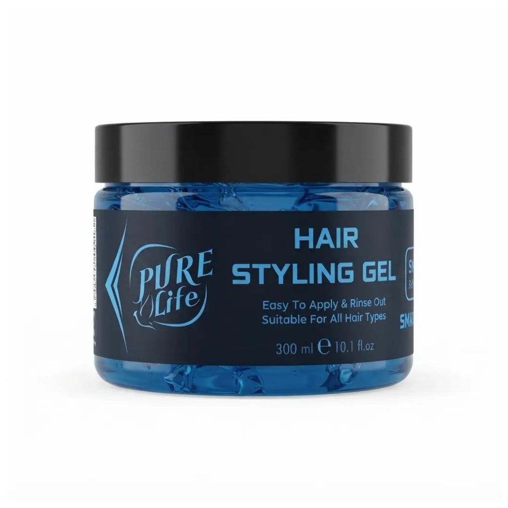 Pure Life Smart Look Blue Hair Styling Gel 300ml – Flexible Hold & Natural Shine