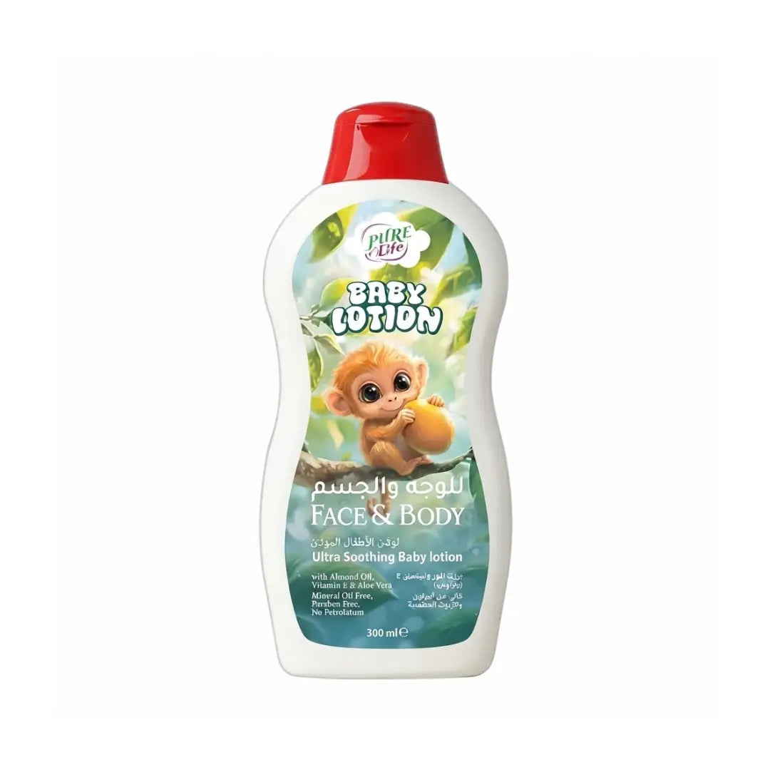 Pure Life Baby Lotion 300ml – Ultra Soothing Moisturizing Lotion for Face & Body