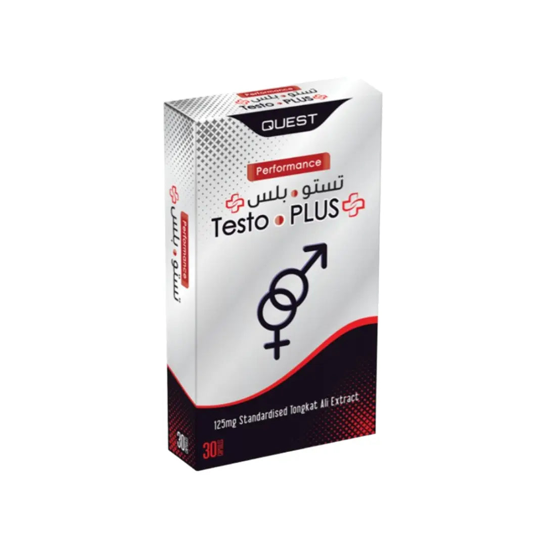 QUEST TESTO PLUS 125MG CAP 30s