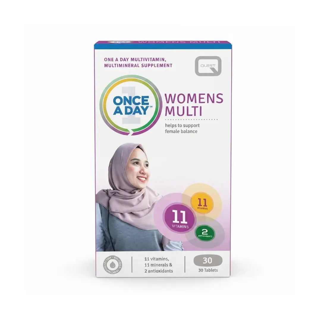 Quest Womens Multi Once A Day Tablets 30s – Women’s Multivitamin Supplement