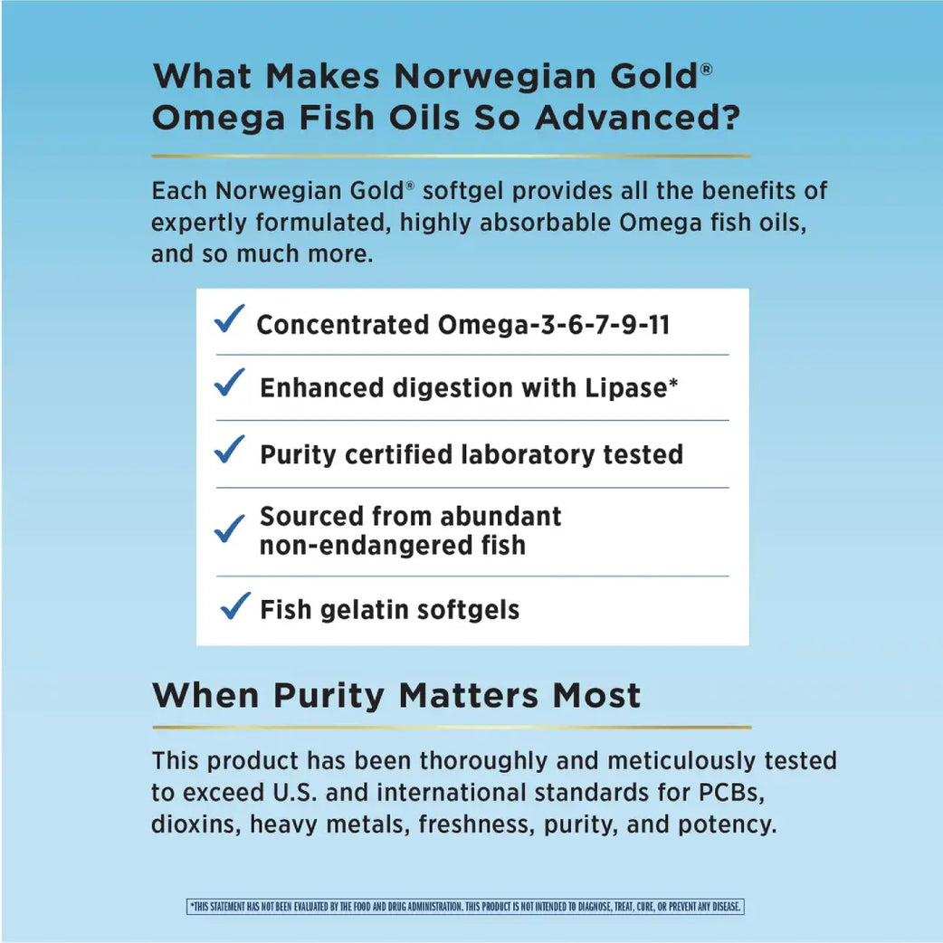 RenewLife Norwegian Gold Critical Omega Softgels 60s – Omega-3 Fish Oil Supplement