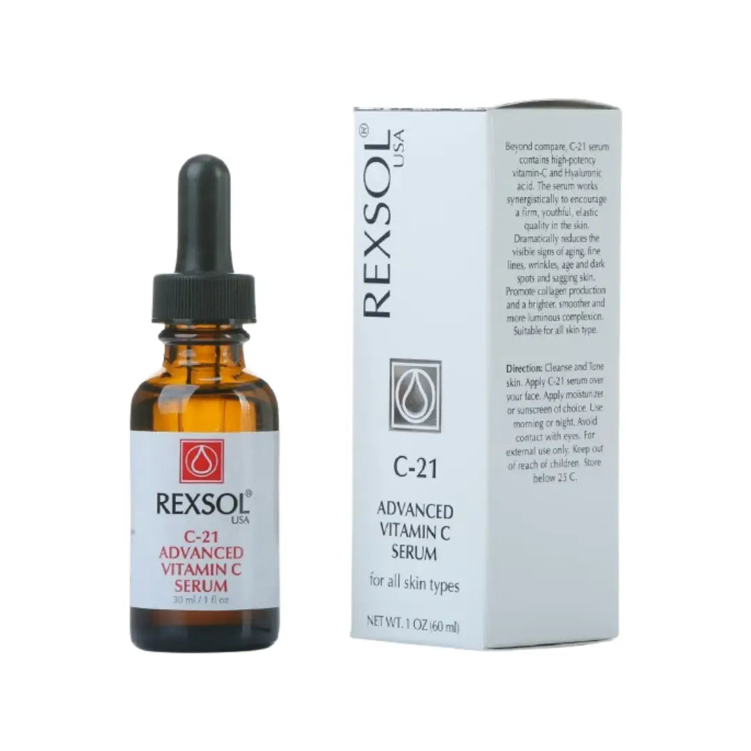 Rexsol C-21 Advanced Vitamin C Serum 30ml – High Potency Vitamin C Facial Serum