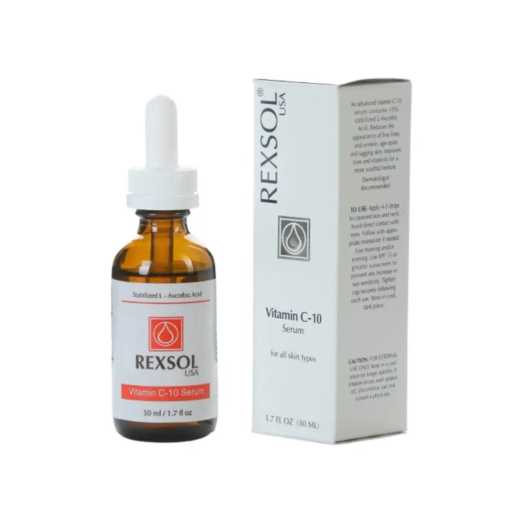 Rexsol Vitamin C 10 Serum 50ml – 10% Vitamin C Facial Serum