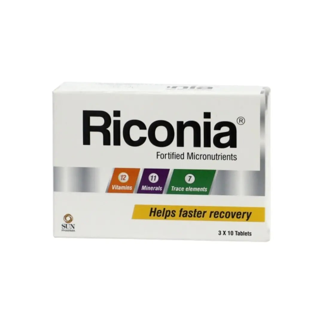 Riconia Tablets 30s – Daily Multivitamin & Mineral Nutritional Supplement for General Wellness