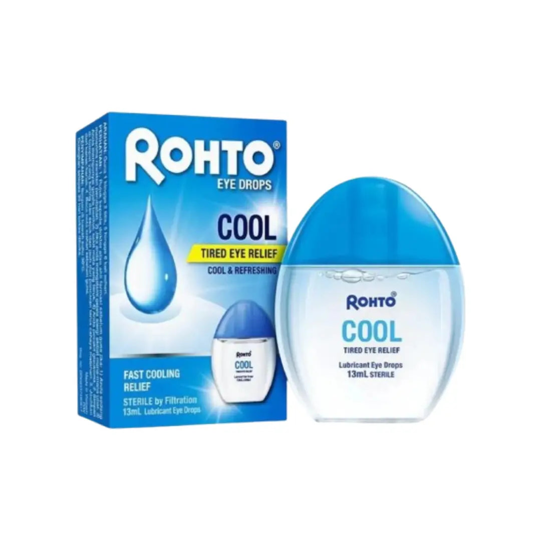 Rohto Cool Relief Eye Drops 13ml – Soothing Eye Lubricant Drops for Daily Eye Comfort & Hydration