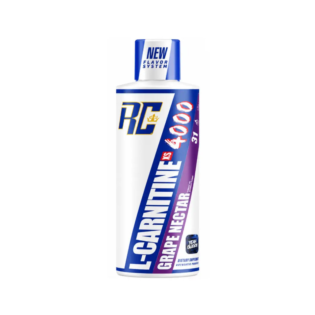 Ronnie Coleman L-Carnitine XS 4000 Grape Nectar 465ml – Liquid L-Carnitine Supplement 31 Servings