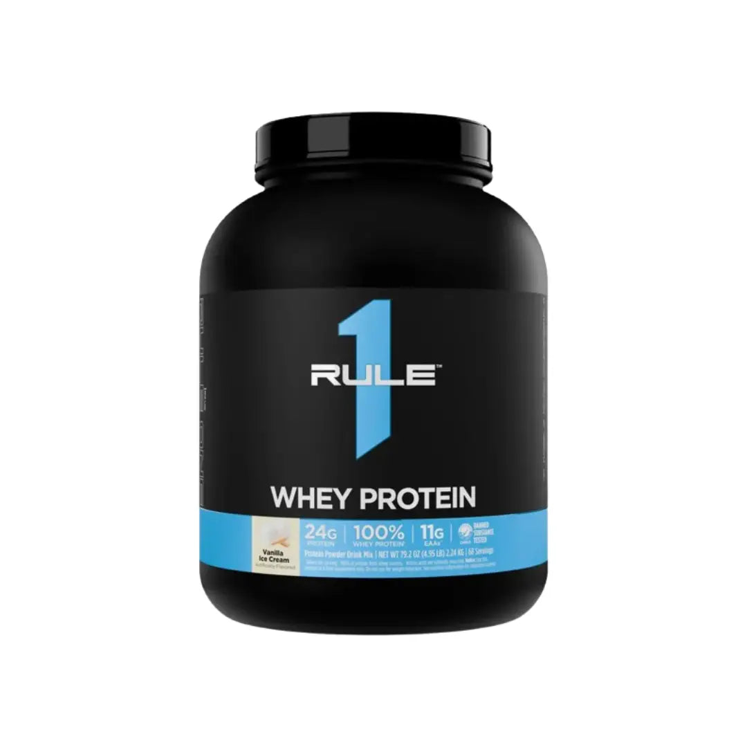 Rule 1 Whey Blend 4.95lb Vanilla Ice Cream Serve 68