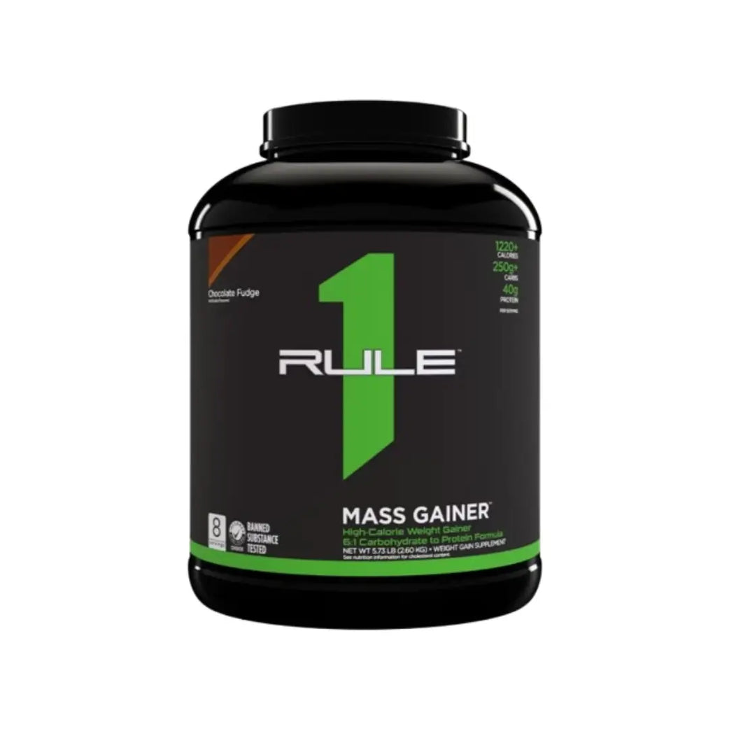 RULE 1 Mass Gainer Chocolate Fudge 5.73LB