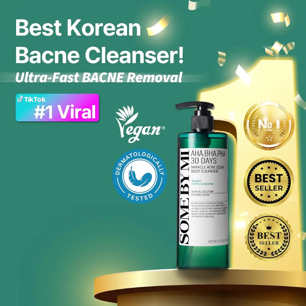 SOME BY MI AHA BHA PHA 30 Days Miracle Acne Clear Body Cleanser 400ml – Body Wash