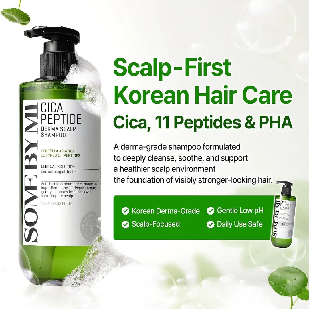 SOME BY MI Cica Peptide Anti Hair Loss Derma Scalp Shampoo 250ml – Scalp Care Shampoo