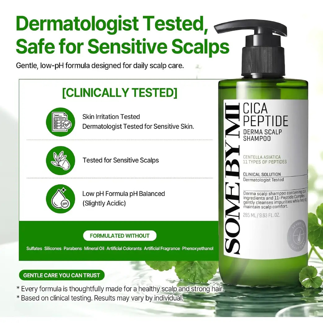 SOME BY MI Cica Peptide Anti Hair Loss Derma Scalp Shampoo 250ml – Scalp Care Shampoo