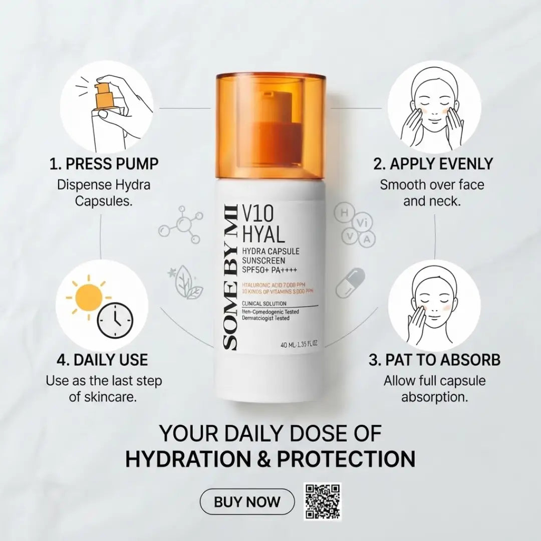 SOME BY MI V10 Hyal SPF50 Sunscreen Hydra Capsule 40ml