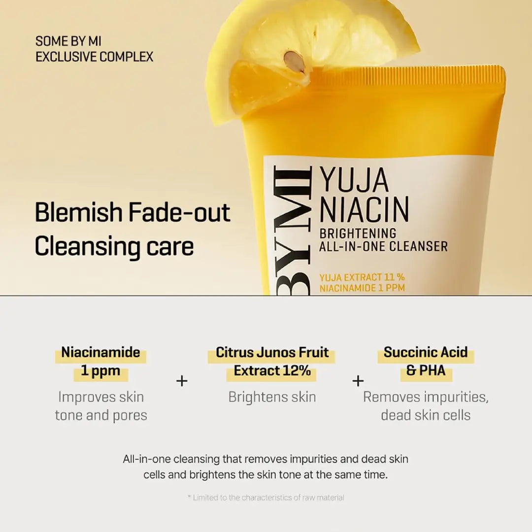 SOME BY MI Yuja Niacin Brightening Cleanser 100ml